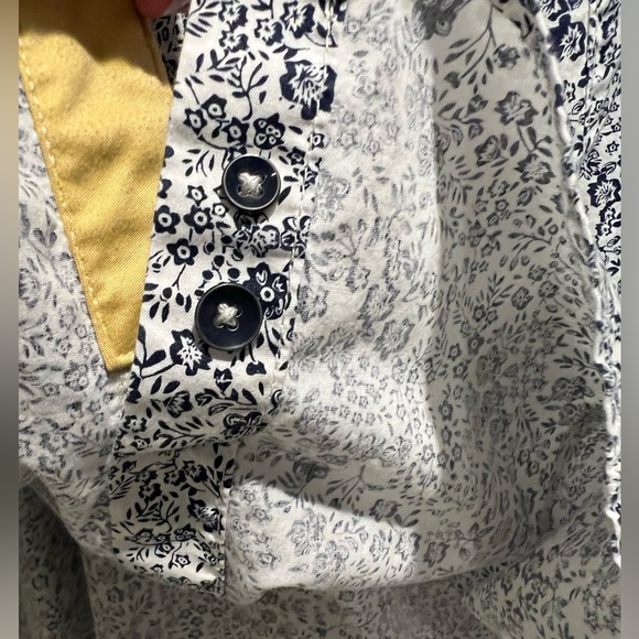 DULUTH 100% Organic Cotton, Floral, Long Sleeve , Button Down Shirt - Picture 7 of 12